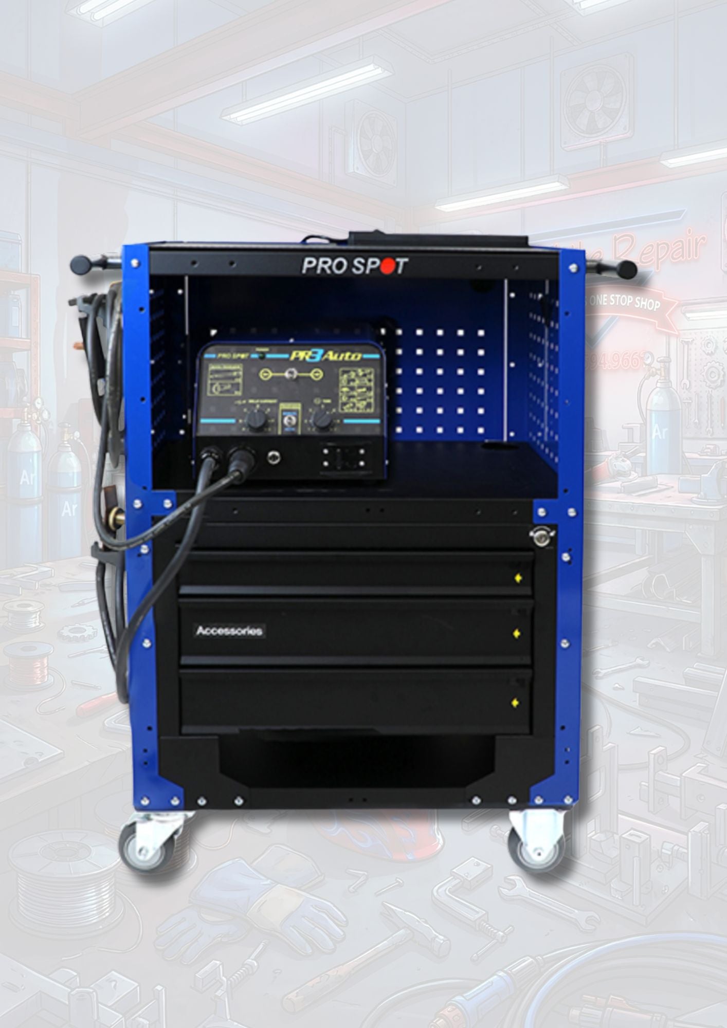 MWS-ST | STEEL DENT PULLING STATION