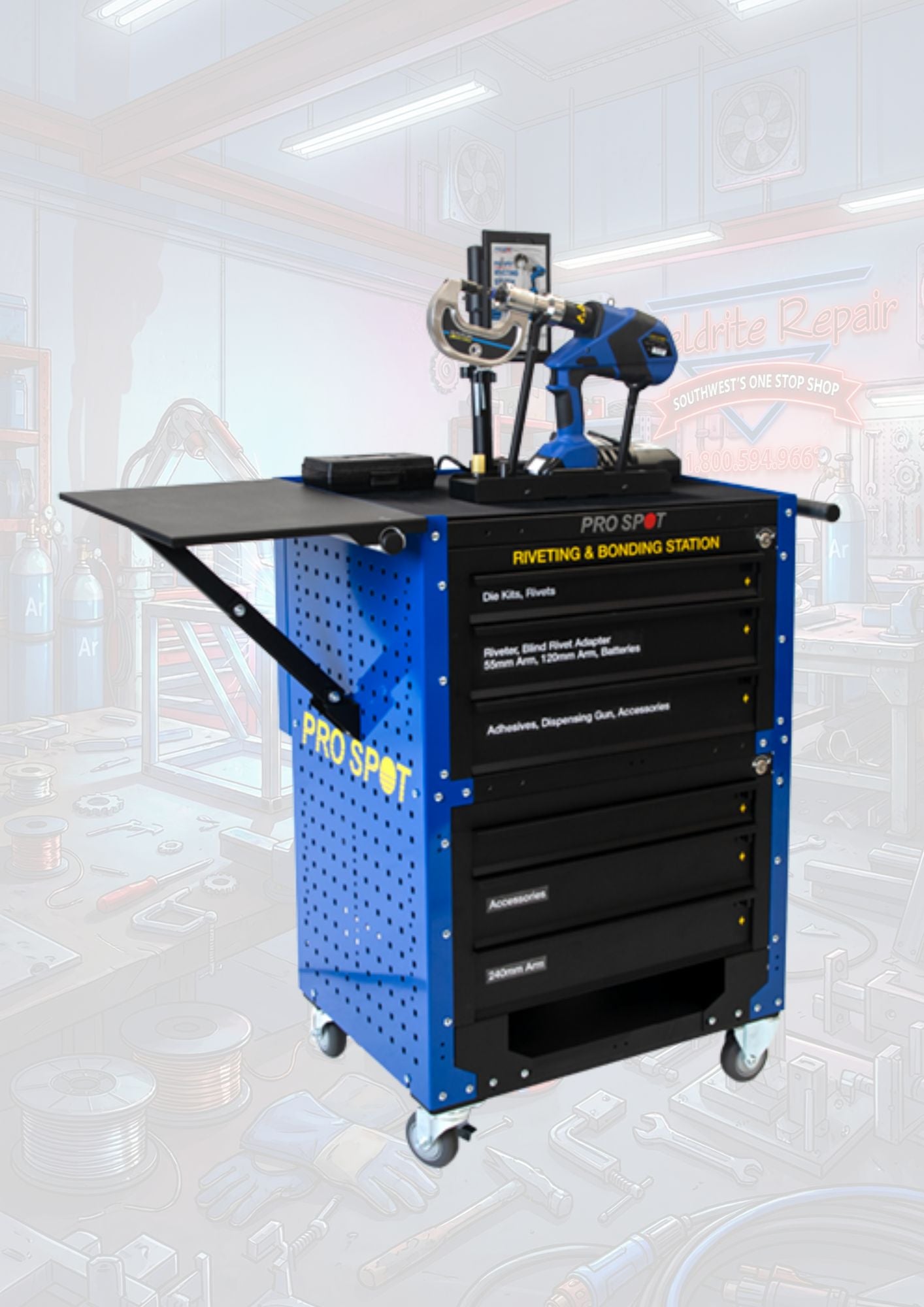 PR-5D RIVETING AND BONDING STATION