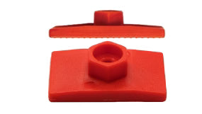 84-8027-5PK Flat Glue Tabs 7/8" X 2"