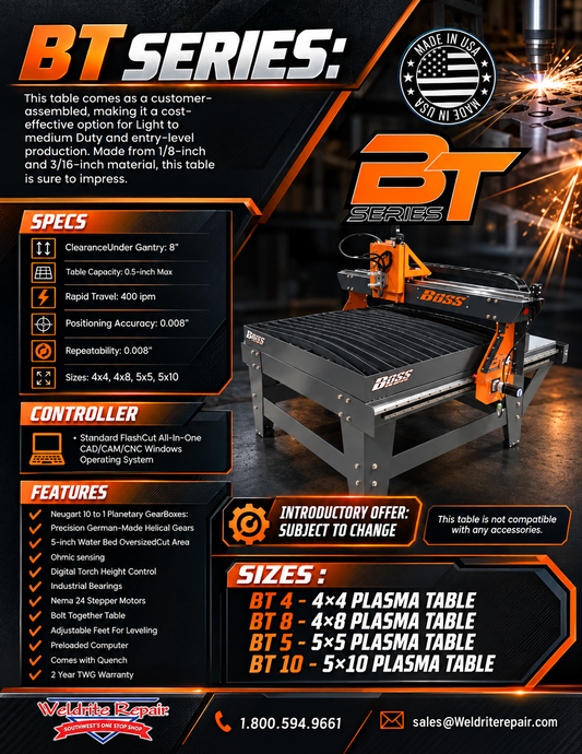 BT Series – Bolt Together CNC Plasma Table