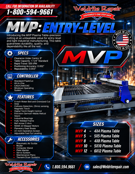 MVP: Entry-Level CNC Plasma Table